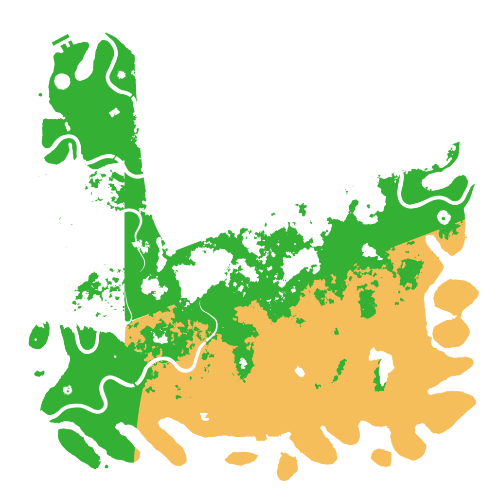 Biome Rust Map: Procedural Map, Size: 5500, Seed: 565555196