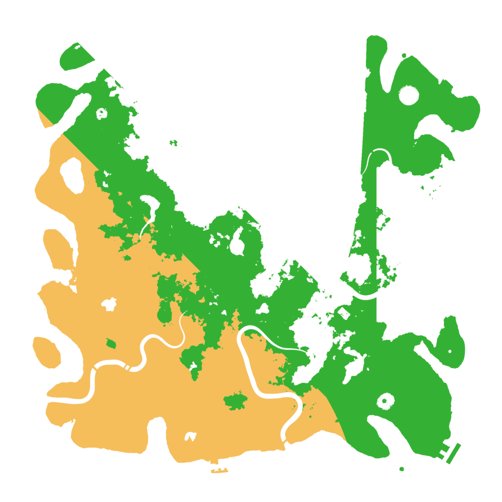 Biome Rust Map: Procedural Map, Size: 4500, Seed: 560020393
