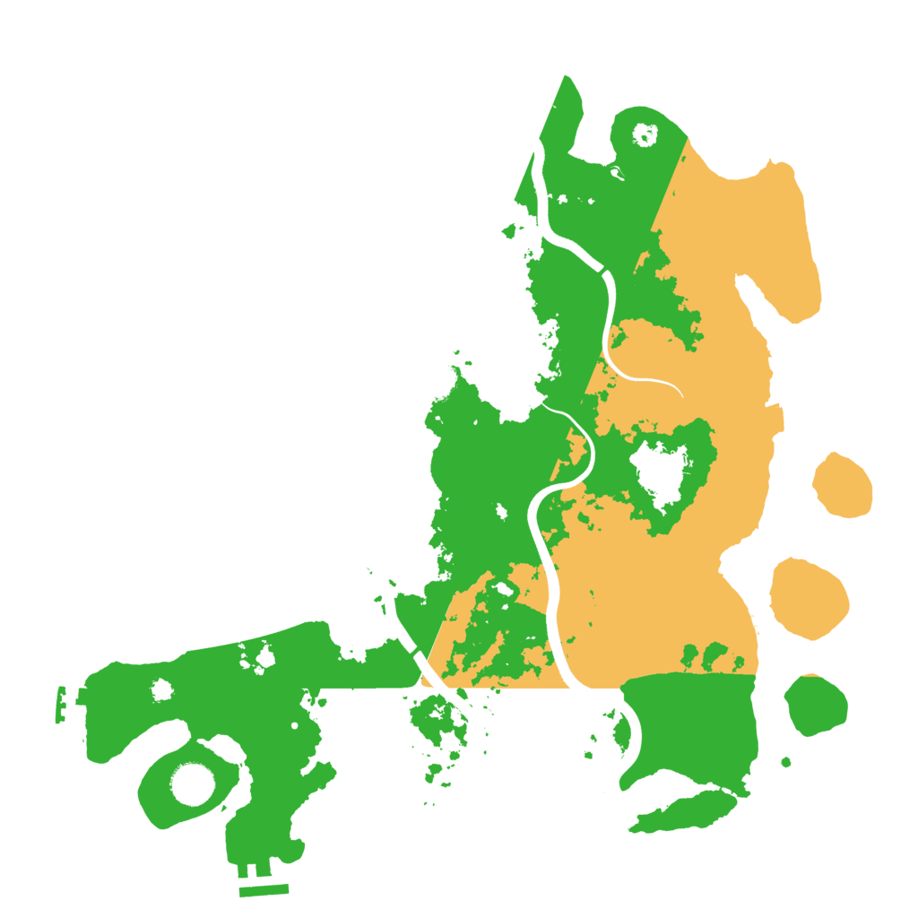 Biome Rust Map: Procedural Map, Size: 3750, Seed: 1947205214