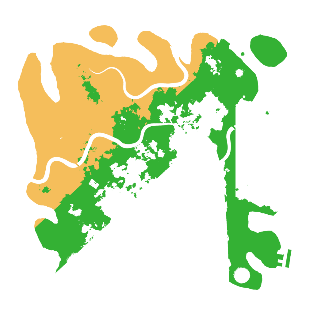 Biome Rust Map: Procedural Map, Size: 3500, Seed: 1413559465