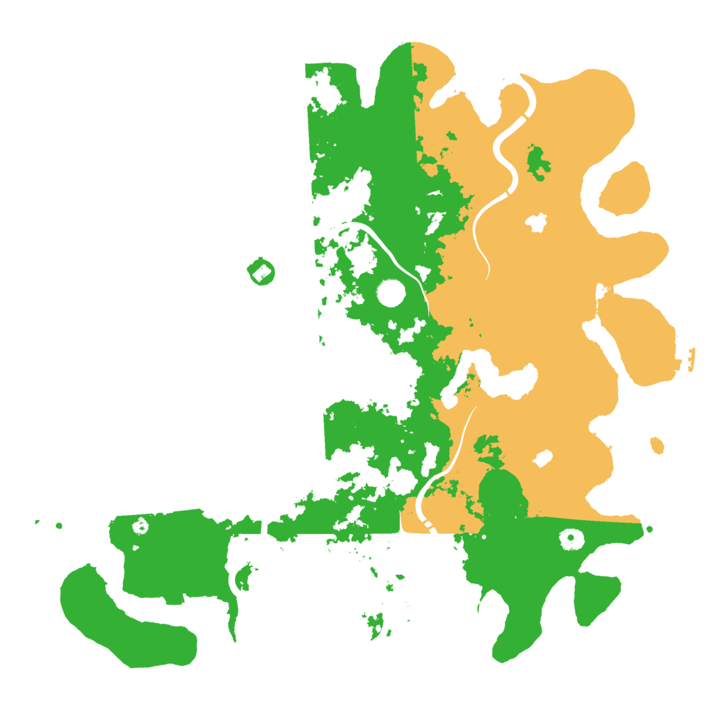 Biome Rust Map: Procedural Map, Size: 4500, Seed: 764087666