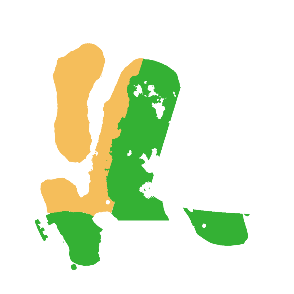 Biome Rust Map: Procedural Map, Size: 2000, Seed: 415226288