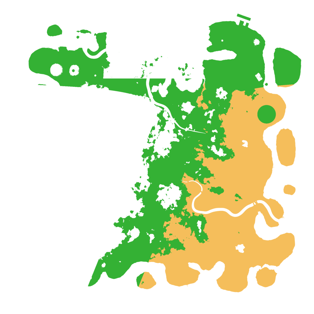 Biome Rust Map: Procedural Map, Size: 4500, Seed: 765396685