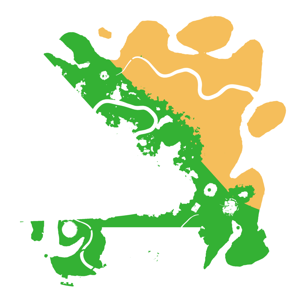Biome Rust Map: Procedural Map, Size: 3500, Seed: 1876928719