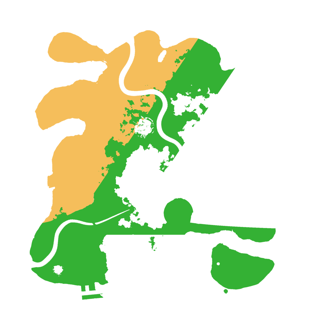 Biome Rust Map: Procedural Map, Size: 3000, Seed: 437678256