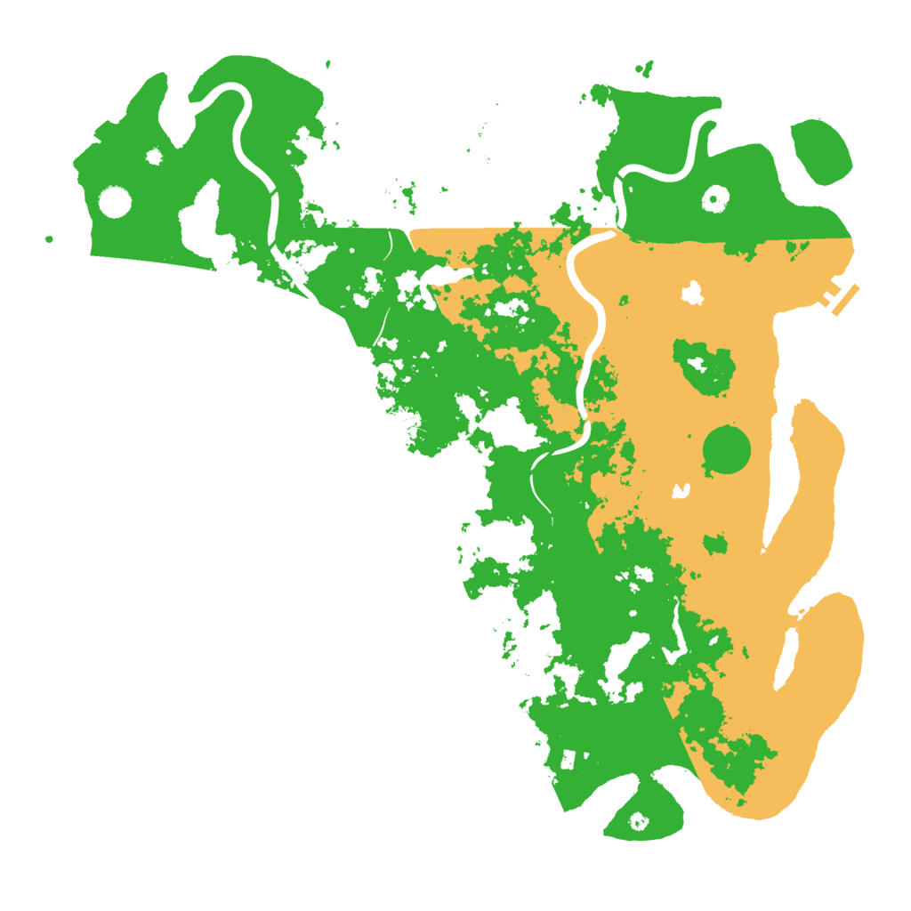 Biome Rust Map: Procedural Map, Size: 5000, Seed: 597776288