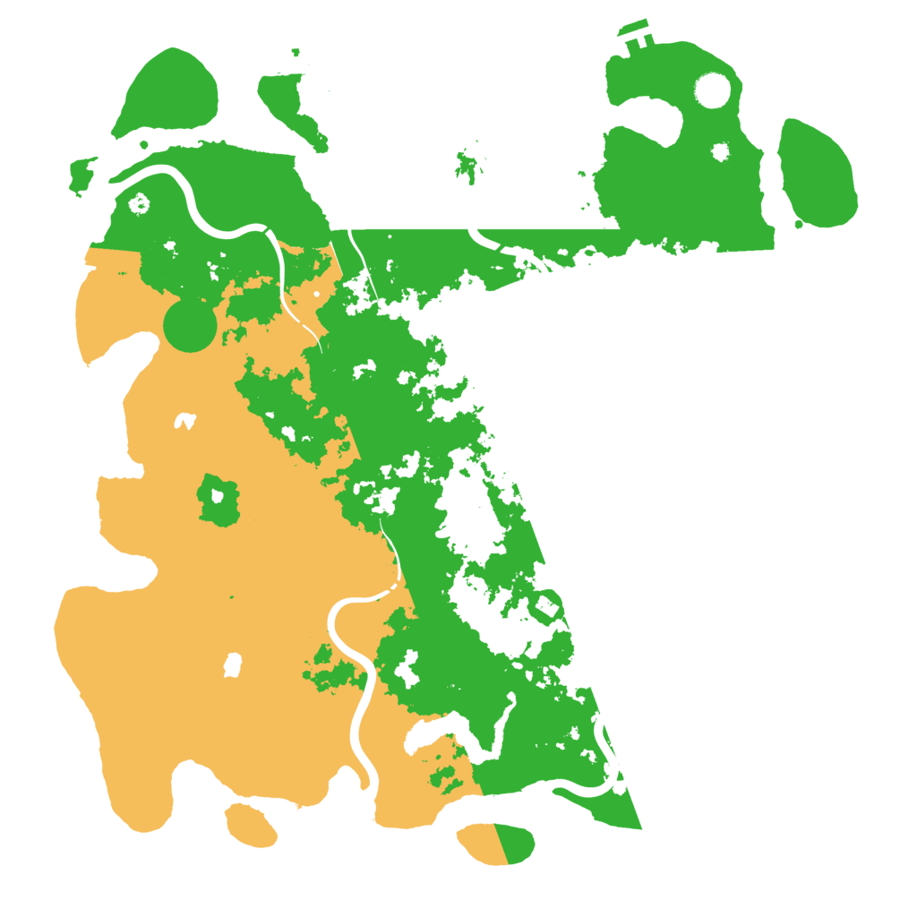Biome Rust Map: Procedural Map, Size: 4500, Seed: 114114
