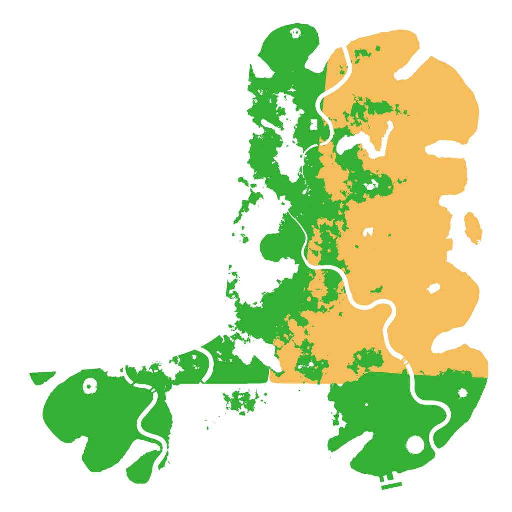 Biome Rust Map: Procedural Map, Size: 5000, Seed: 607135530