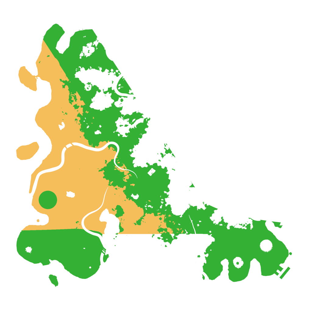 Biome Rust Map: Procedural Map, Size: 4500, Seed: 365706438