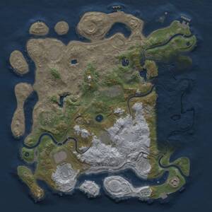 Thumbnail Rust Map: Procedural Map, Size: 4250, Seed: 1385309800, 16 Monuments