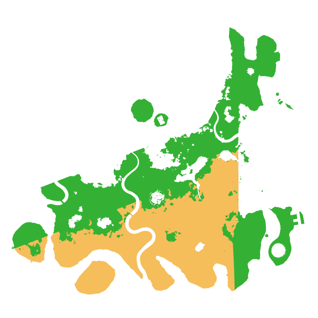 Biome Rust Map: Procedural Map, Size: 4000, Seed: 123666