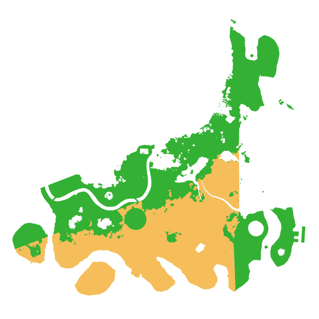 Biome Rust Map: Procedural Map, Size: 4000, Seed: 123666