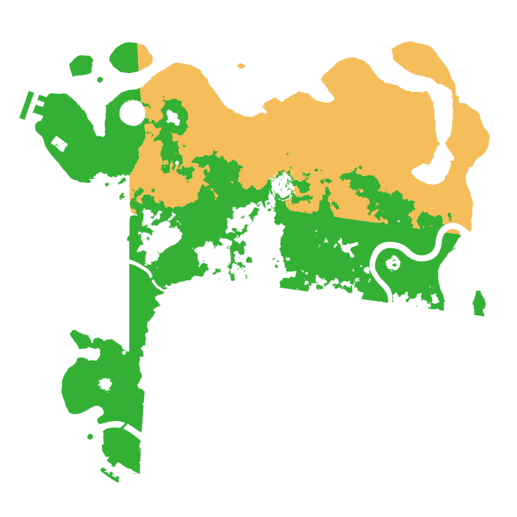 Biome Rust Map: Procedural Map, Size: 3650, Seed: 70454839