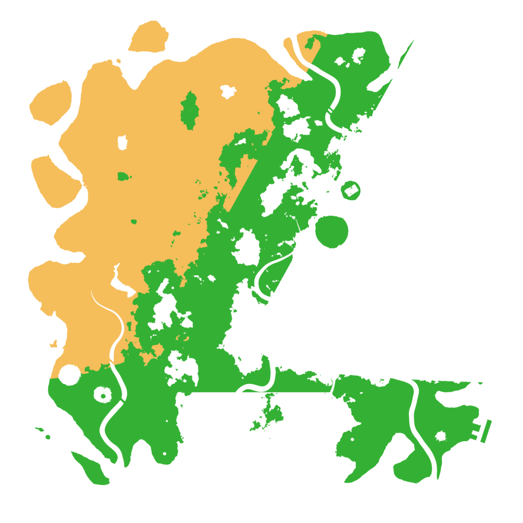 Biome Rust Map: Procedural Map, Size: 4500, Seed: 901309674