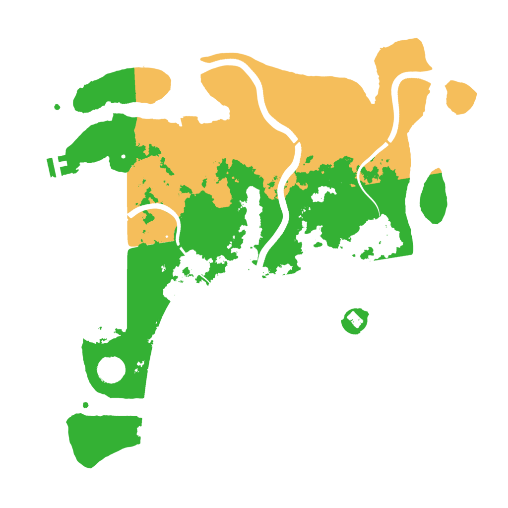 Biome Rust Map: Procedural Map, Size: 3500, Seed: 148032004