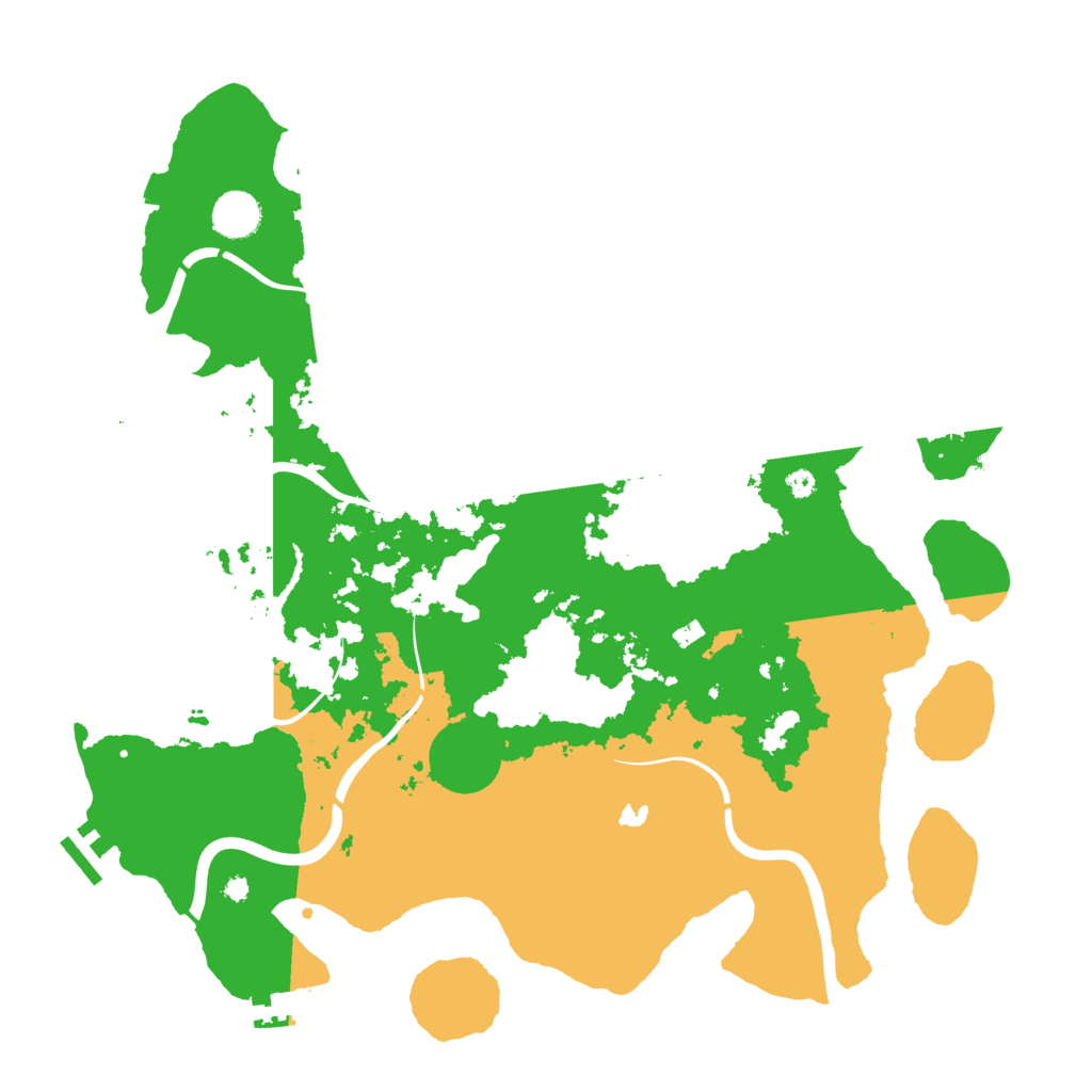 Biome Rust Map: Procedural Map, Size: 4000, Seed: 743884174