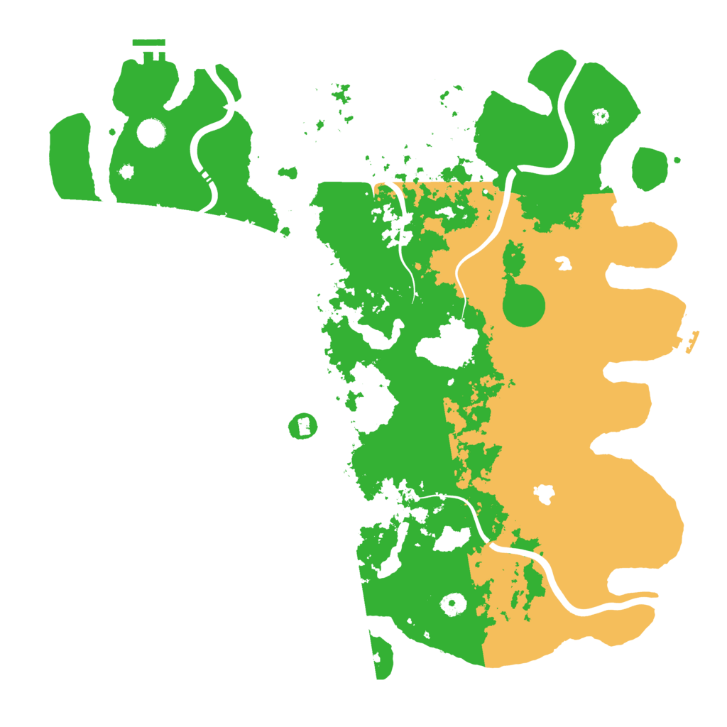 Biome Rust Map: Procedural Map, Size: 4500, Seed: 870129105