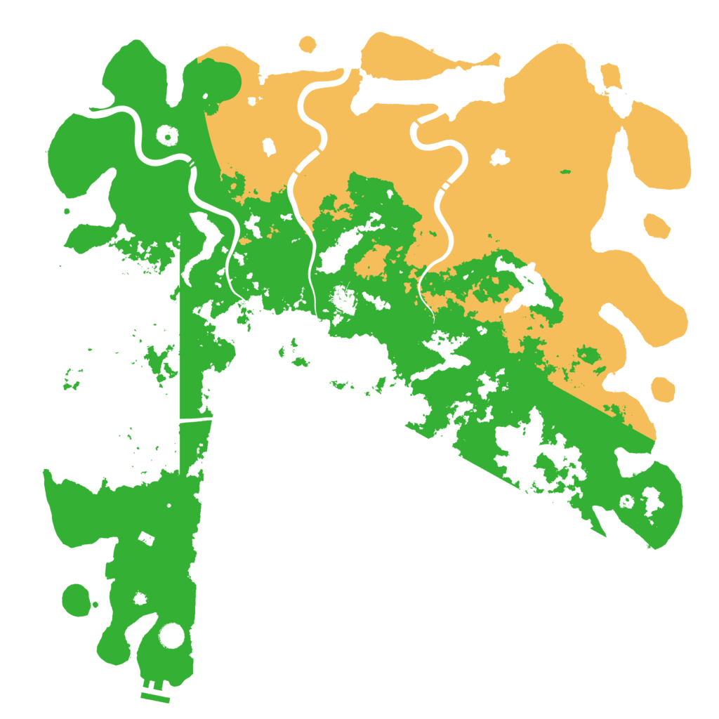 Biome Rust Map: Procedural Map, Size: 5000, Seed: 1825155243