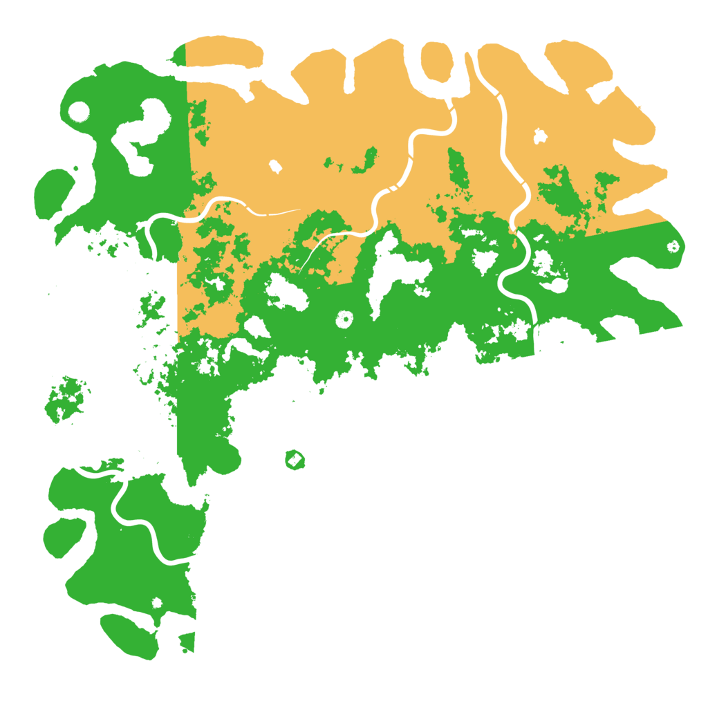 Biome Rust Map: Procedural Map, Size: 6000, Seed: 38456712