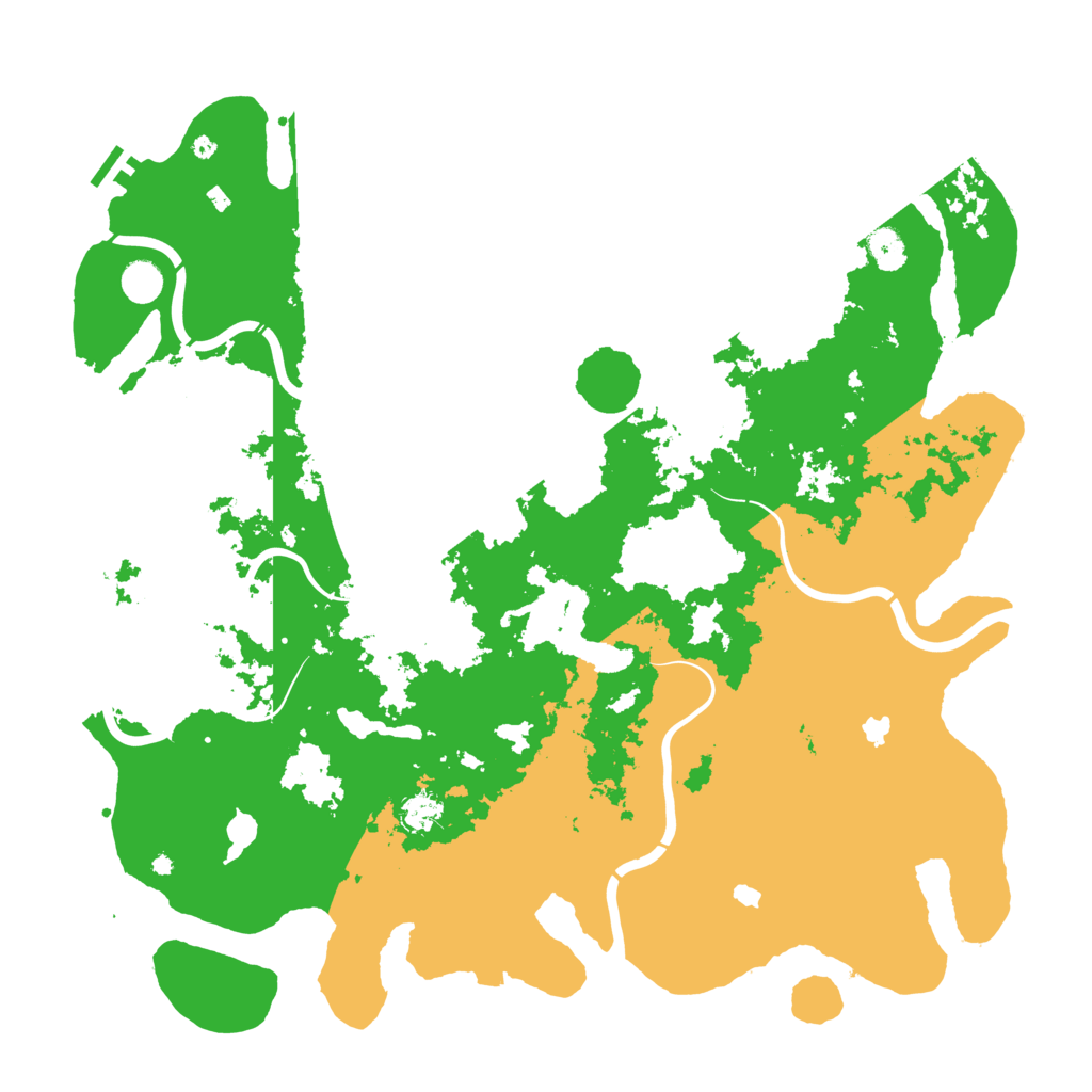 Biome Rust Map: Procedural Map, Size: 4800, Seed: 1305006093