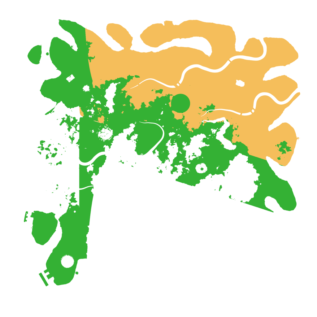 Biome Rust Map: Procedural Map, Size: 4400, Seed: 1532321219