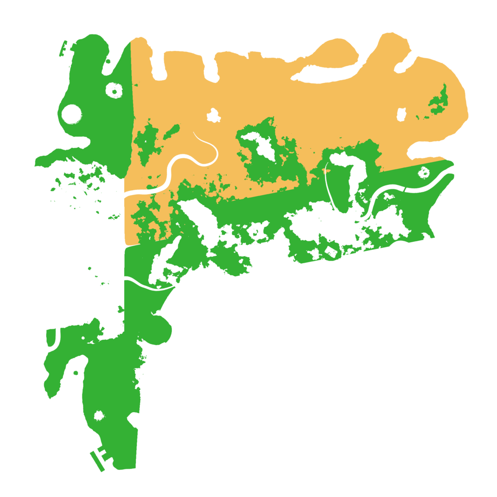 Biome Rust Map: Procedural Map, Size: 4500, Seed: 410192243