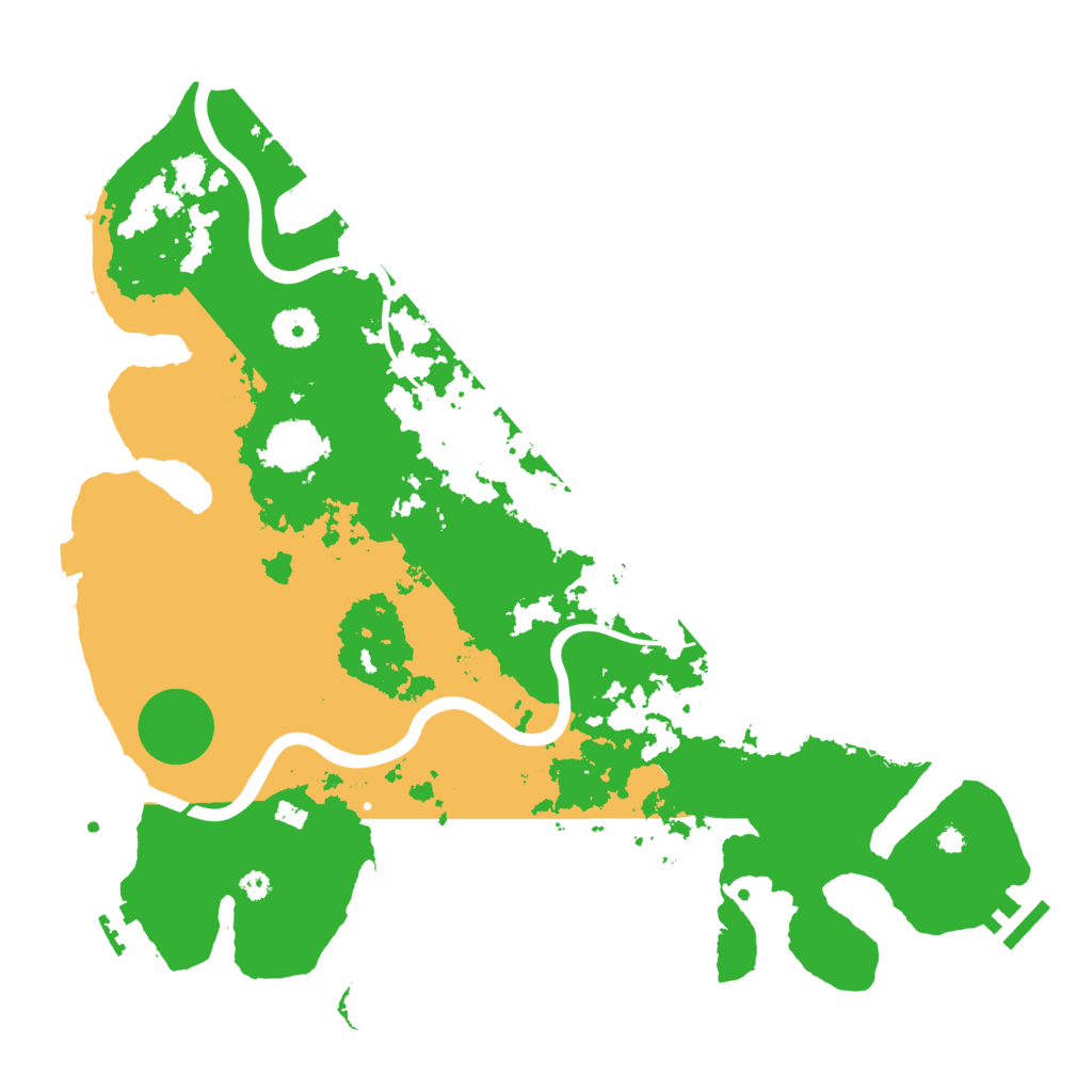 Biome Rust Map: Procedural Map, Size: 3800, Seed: 5725