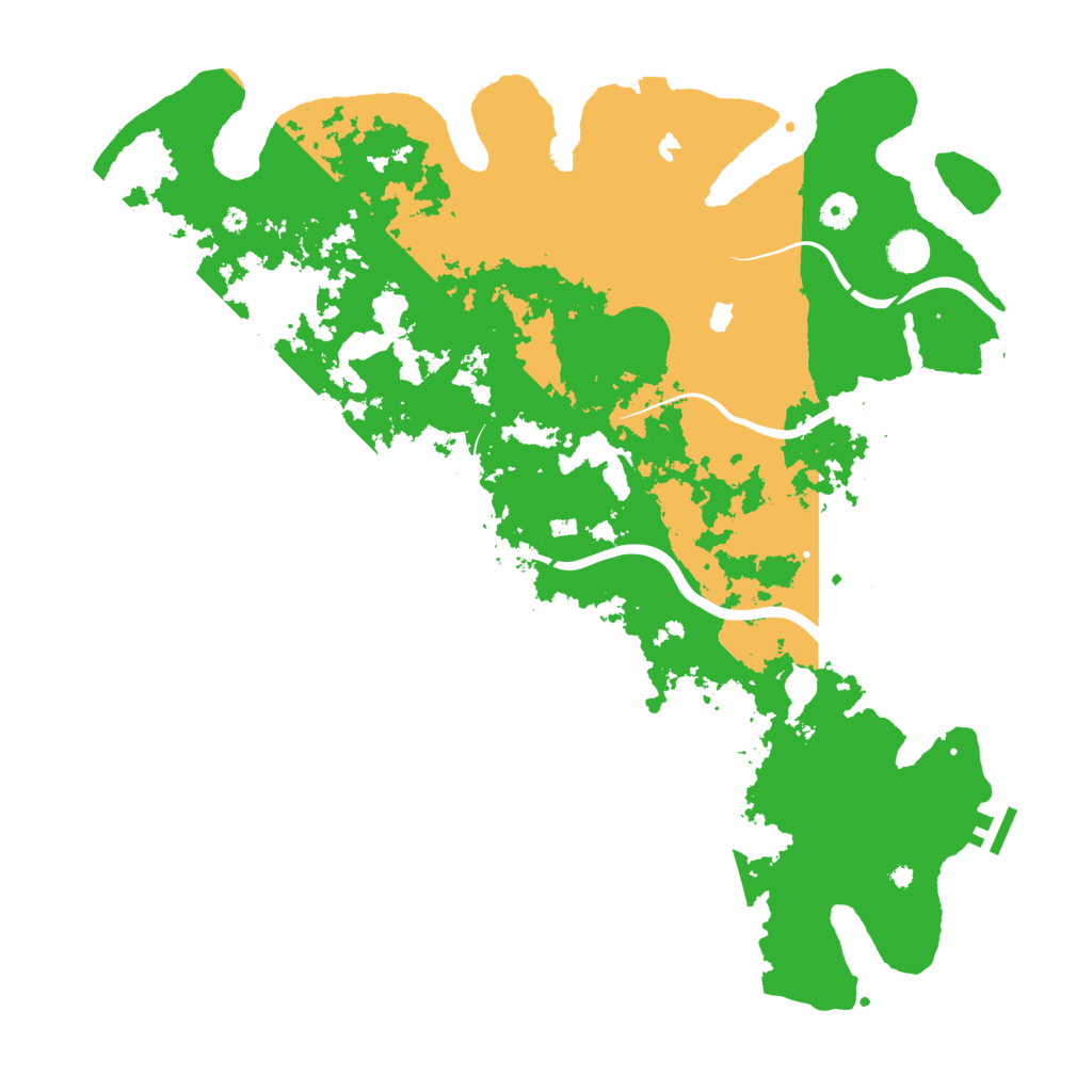 Biome Rust Map: Procedural Map, Size: 4500, Seed: 3859074