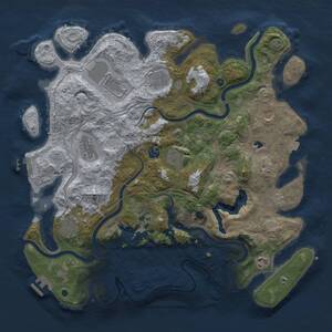 Thumbnail Rust Map: Procedural Map, Size: 4250, Seed: 1299971710, 15 Monuments