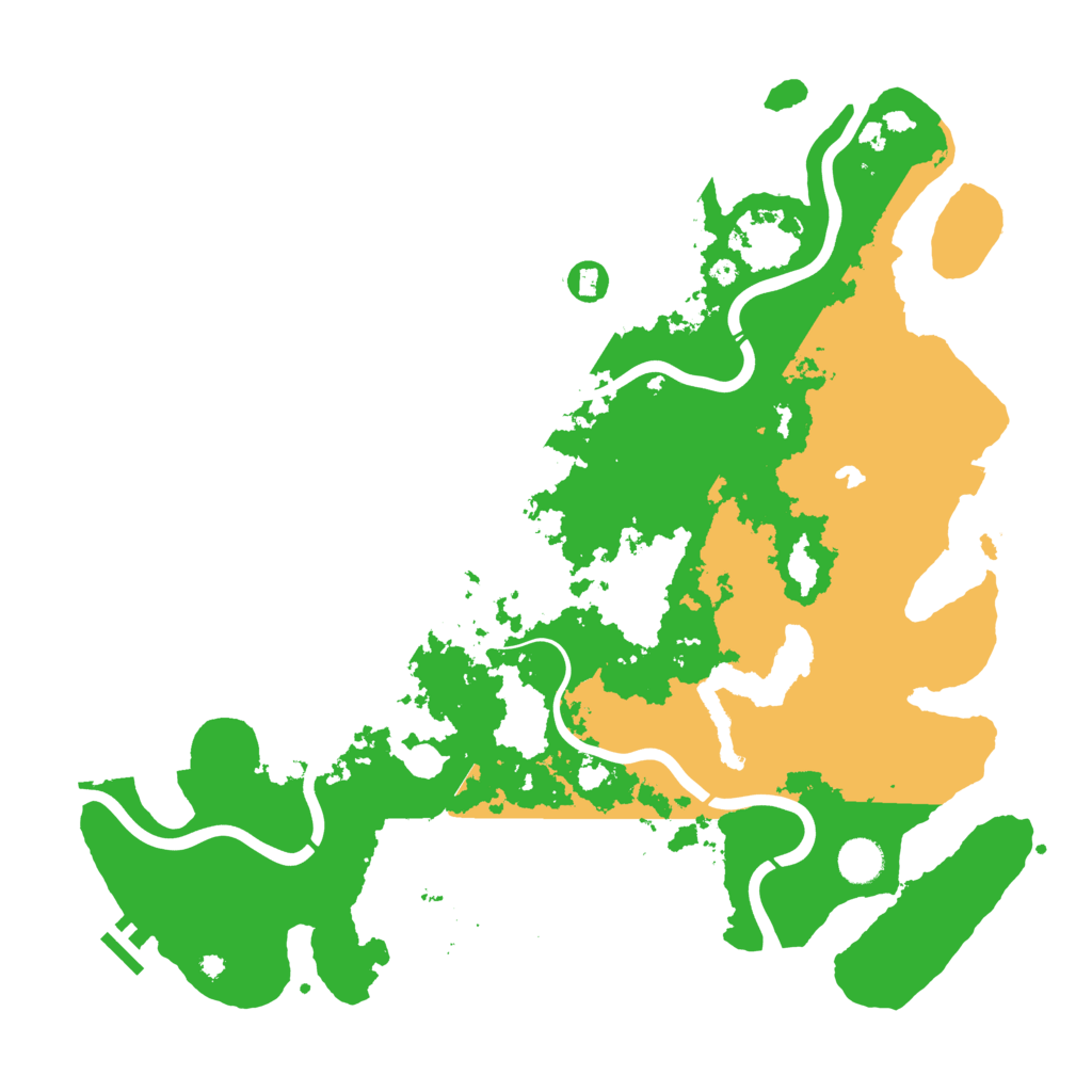 Biome Rust Map: Procedural Map, Size: 4250, Seed: 1299971710