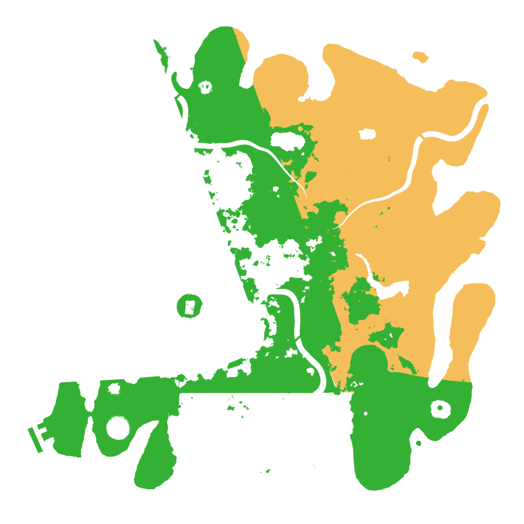 Biome Rust Map: Procedural Map, Size: 4000, Seed: 196819612