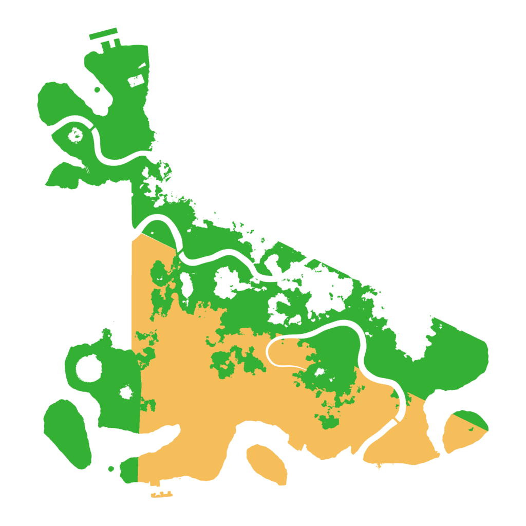 Biome Rust Map: Procedural Map, Size: 3750, Seed: 13576543