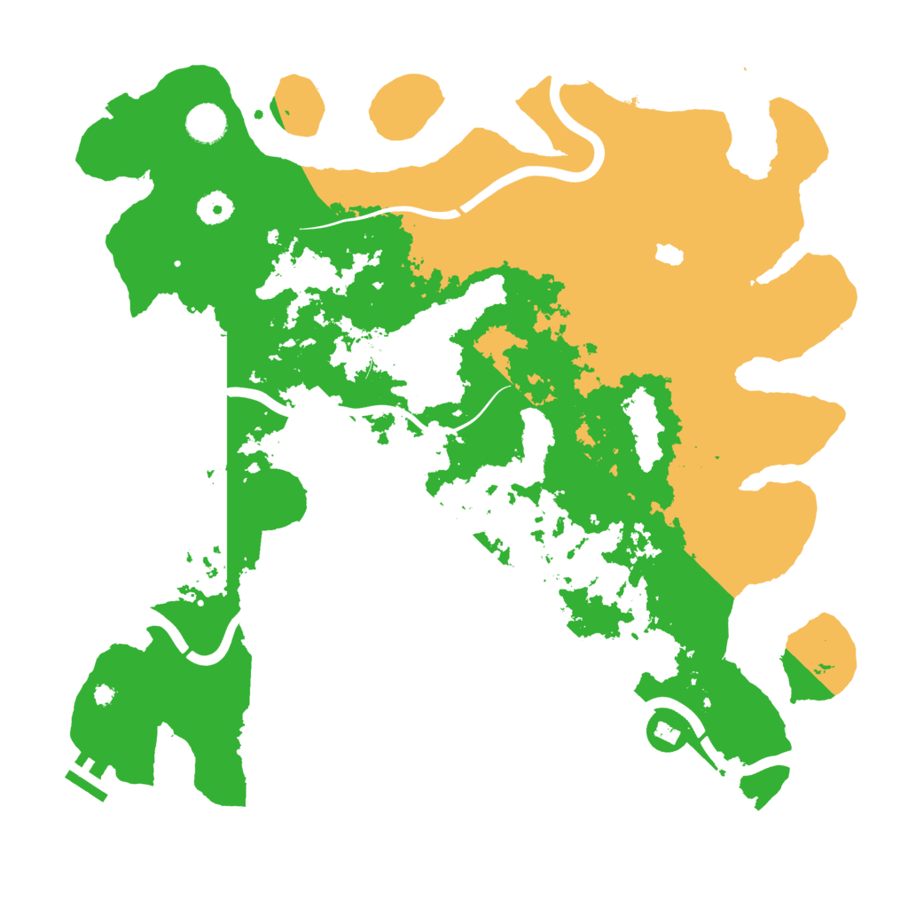 Biome Rust Map: Procedural Map, Size: 4000, Seed: 1385815538