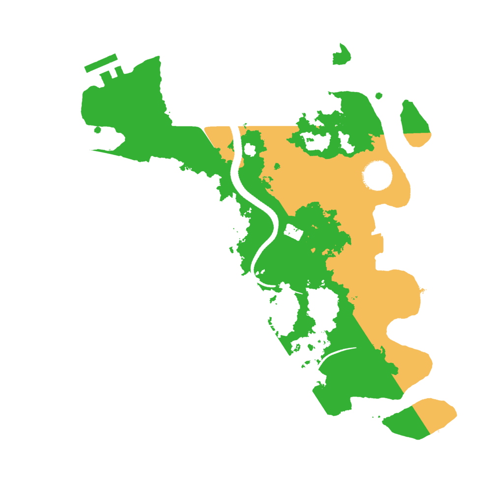 Biome Rust Map: Procedural Map, Size: 3000, Seed: 926354415