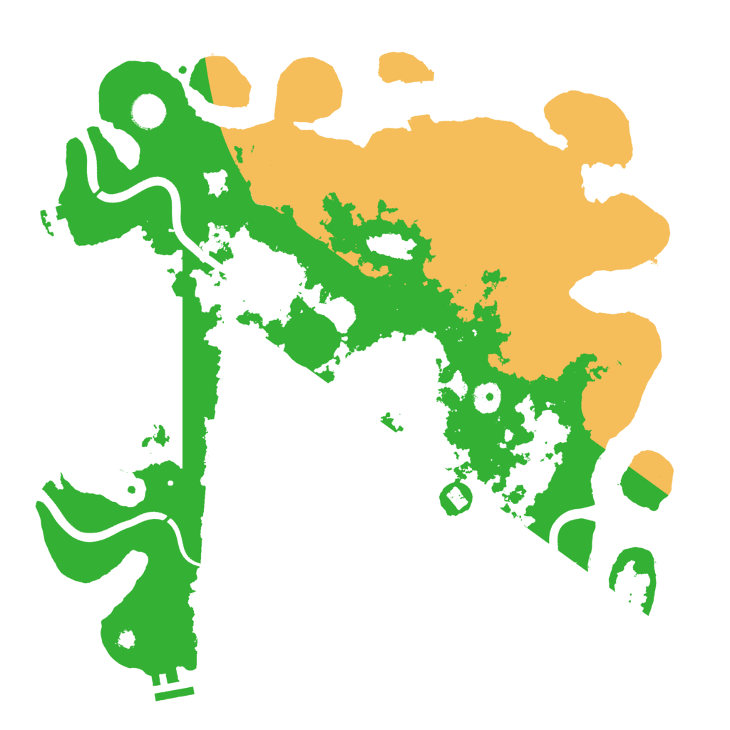 Biome Rust Map: Procedural Map, Size: 3750, Seed: 811418