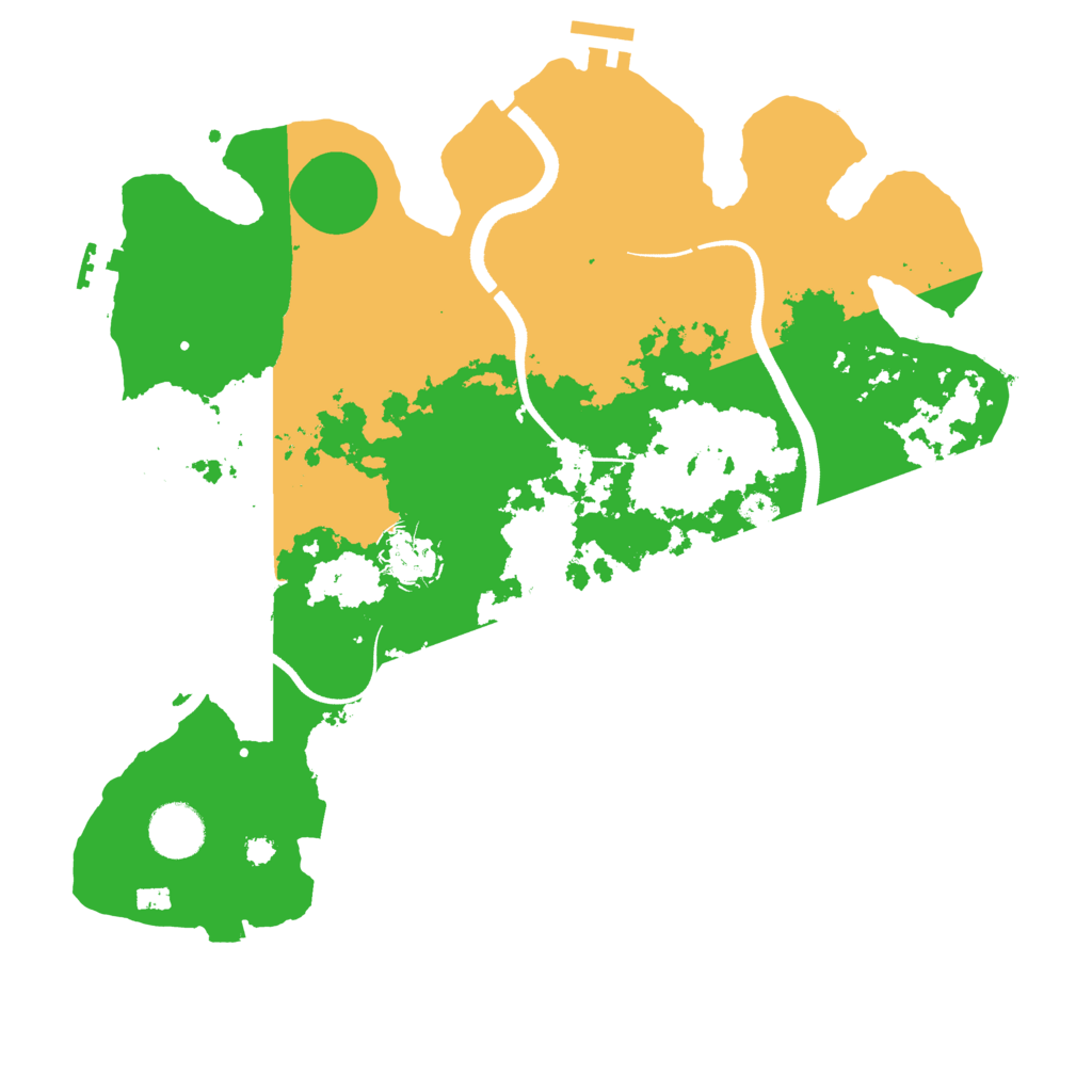 Biome Rust Map: Procedural Map, Size: 3500, Seed: 1220083634