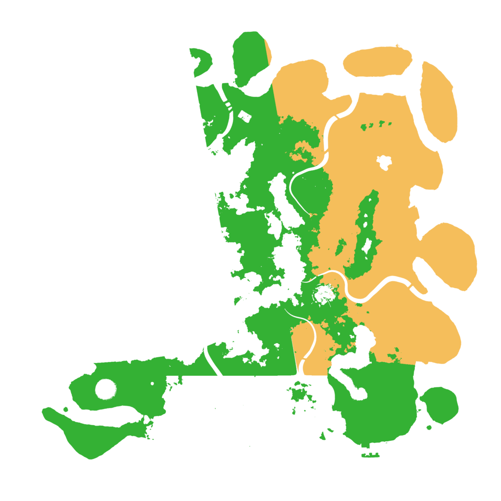 Biome Rust Map: Procedural Map, Size: 4250, Seed: 31234562