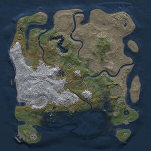 Thumbnail Rust Map: Procedural Map, Size: 4200, Seed: 482399816, 15 Monuments