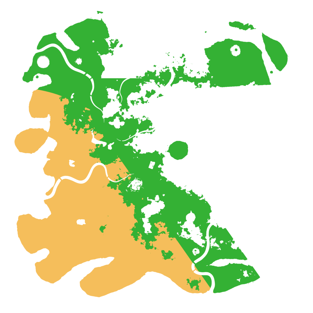 Biome Rust Map: Procedural Map, Size: 4500, Seed: 748292246