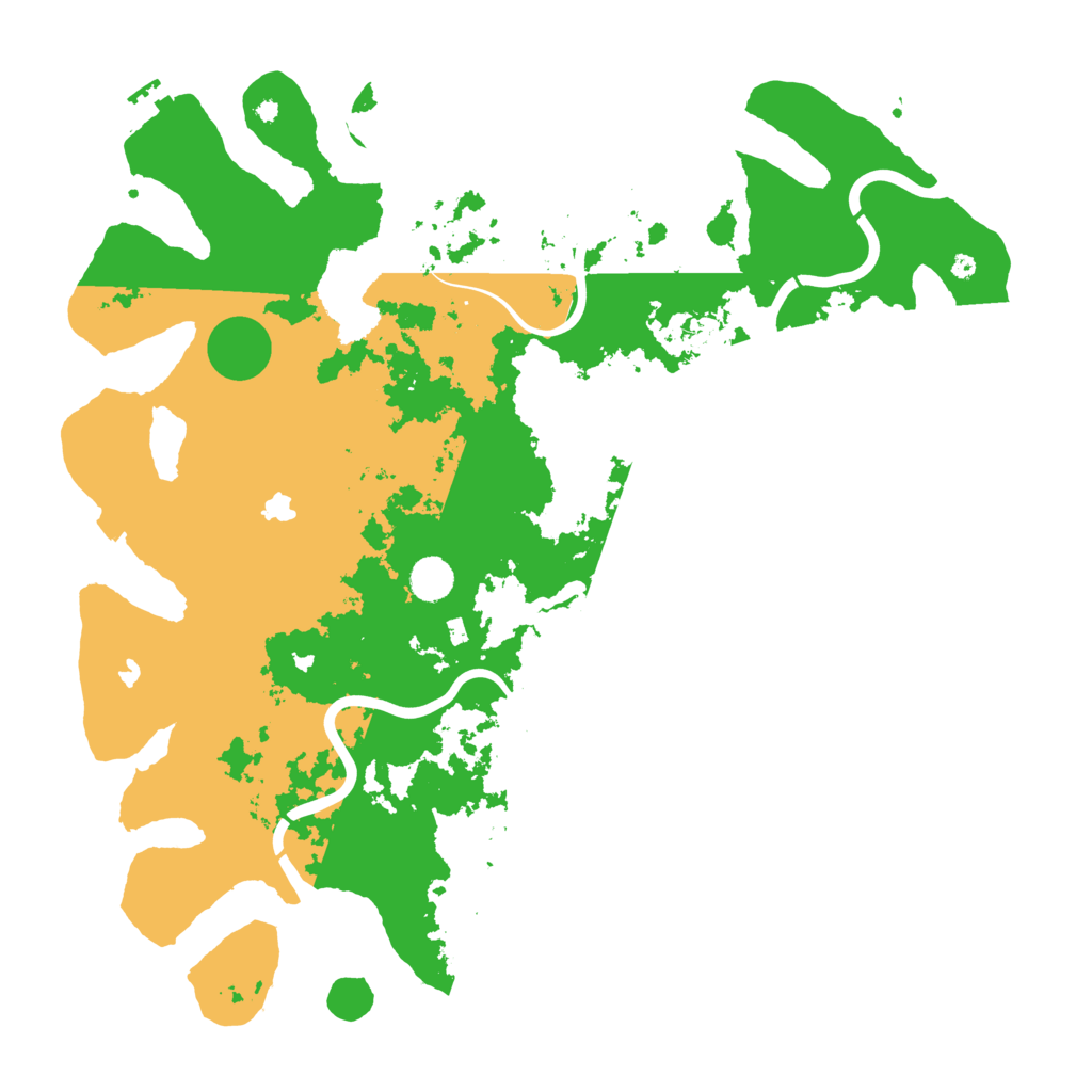 Biome Rust Map: Procedural Map, Size: 4500, Seed: 25862482