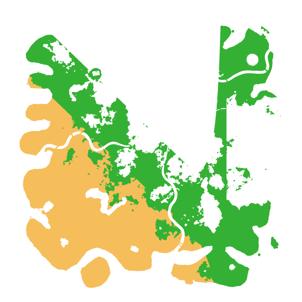 Biome Rust Map: Procedural Map, Size: 4500, Seed: 2053807067