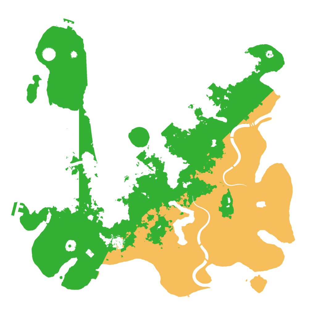 Biome Rust Map: Procedural Map, Size: 4250, Seed: 915776730