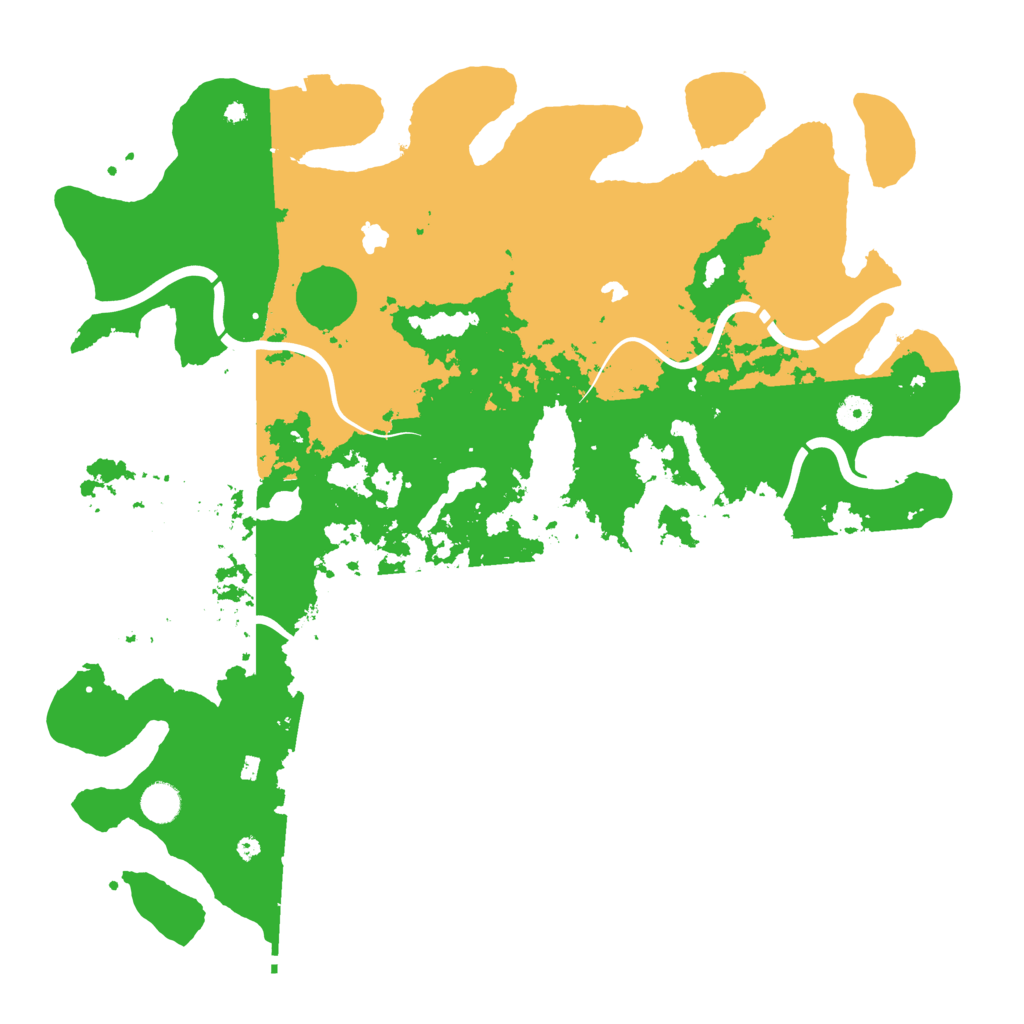 Biome Rust Map: Procedural Map, Size: 4500, Seed: 488222168
