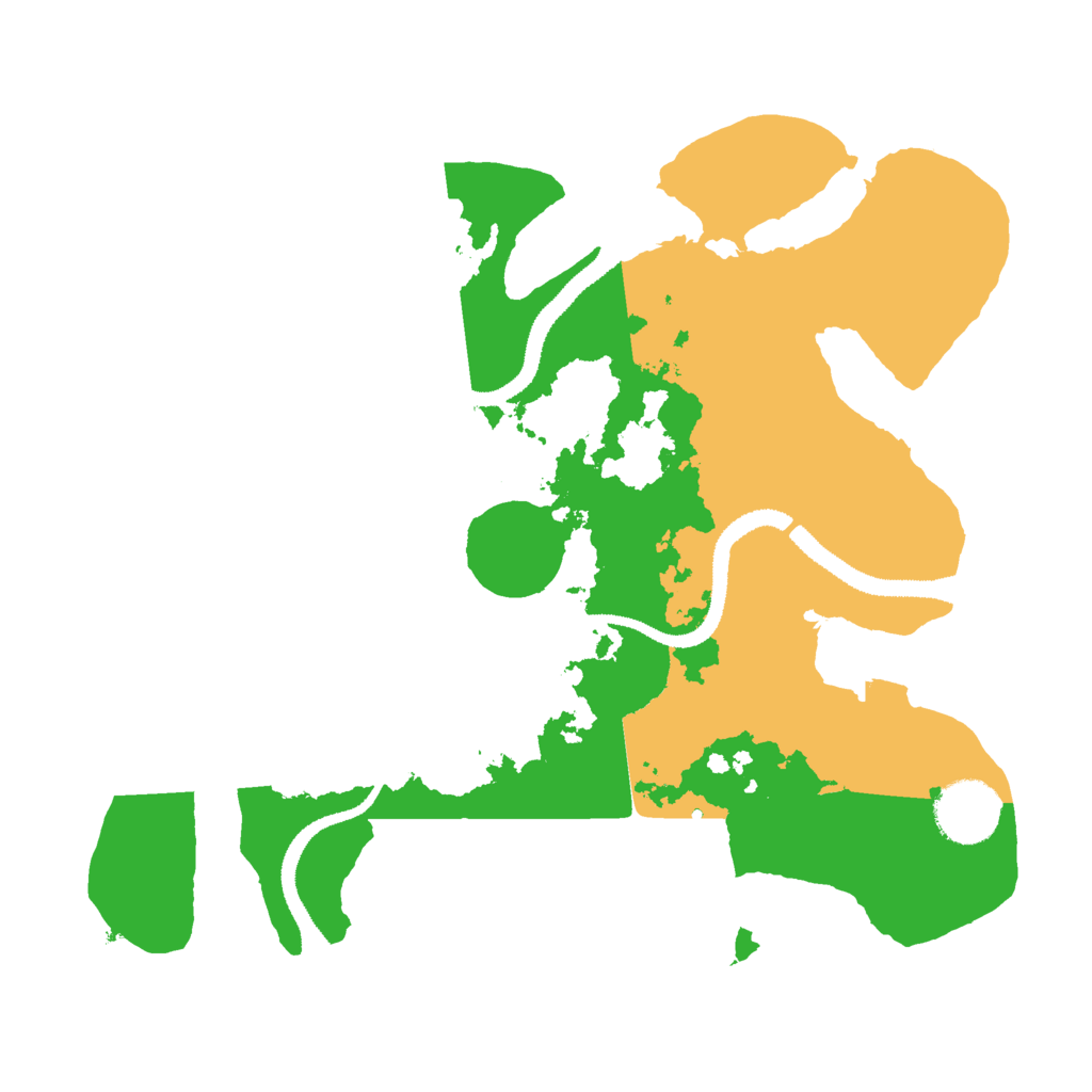 Biome Rust Map: Procedural Map, Size: 3000, Seed: 984999874