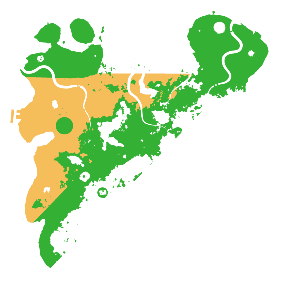 Biome Rust Map: Procedural Map, Size: 4500, Seed: 726885067