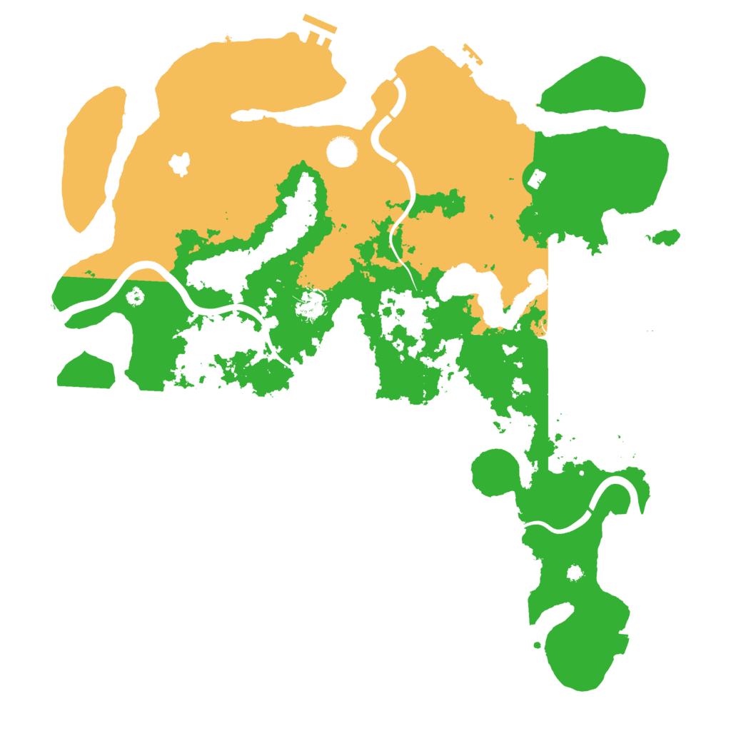 Biome Rust Map: Procedural Map, Size: 4200, Seed: 1754302422