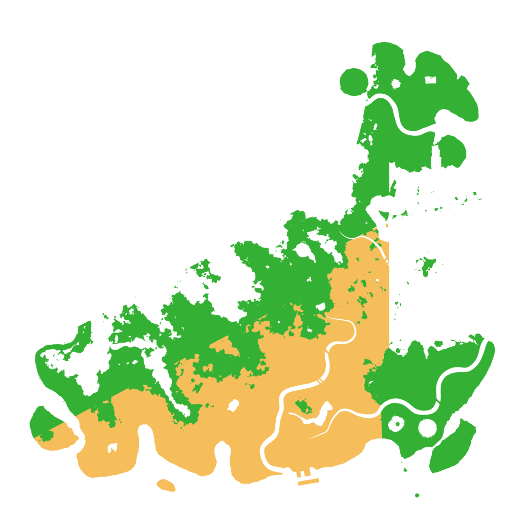 Biome Rust Map: Procedural Map, Size: 5000, Seed: 1980530098