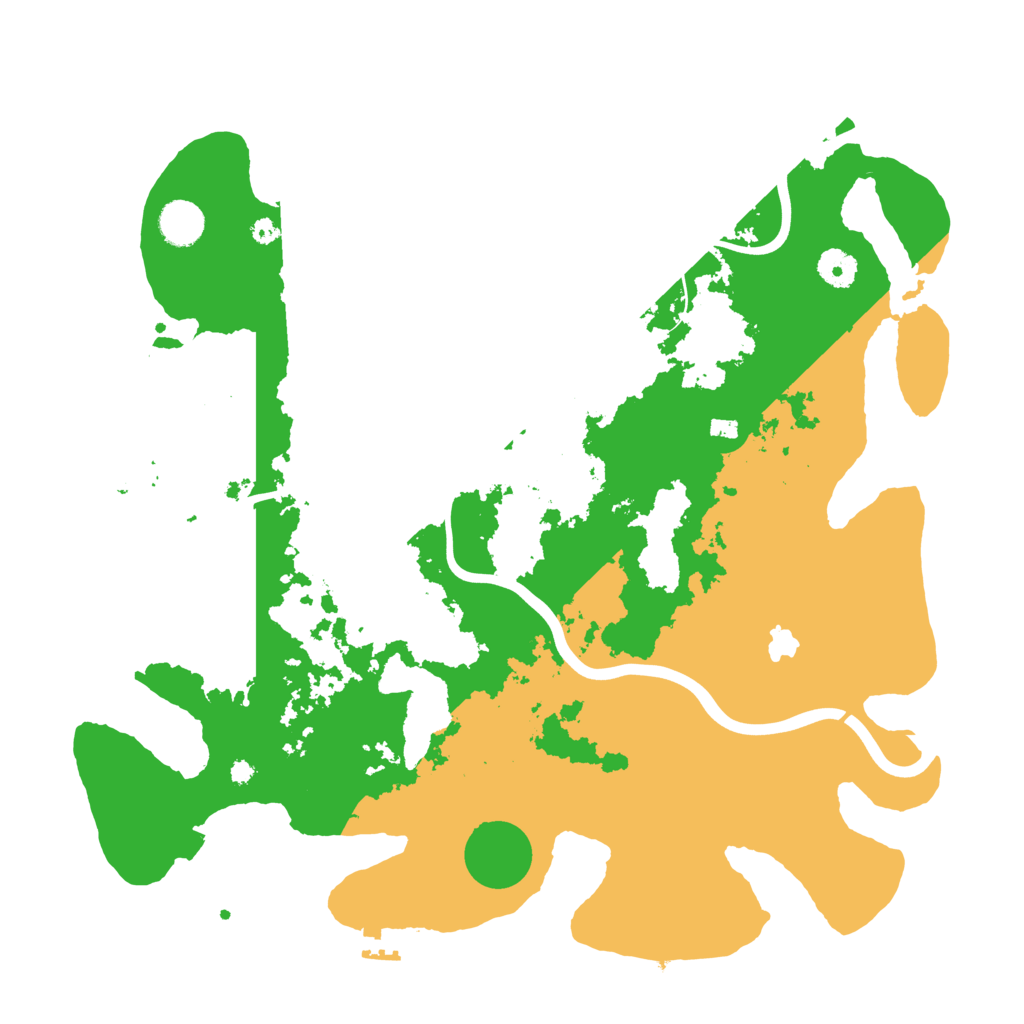 Biome Rust Map: Procedural Map, Size: 4000, Seed: 78557693