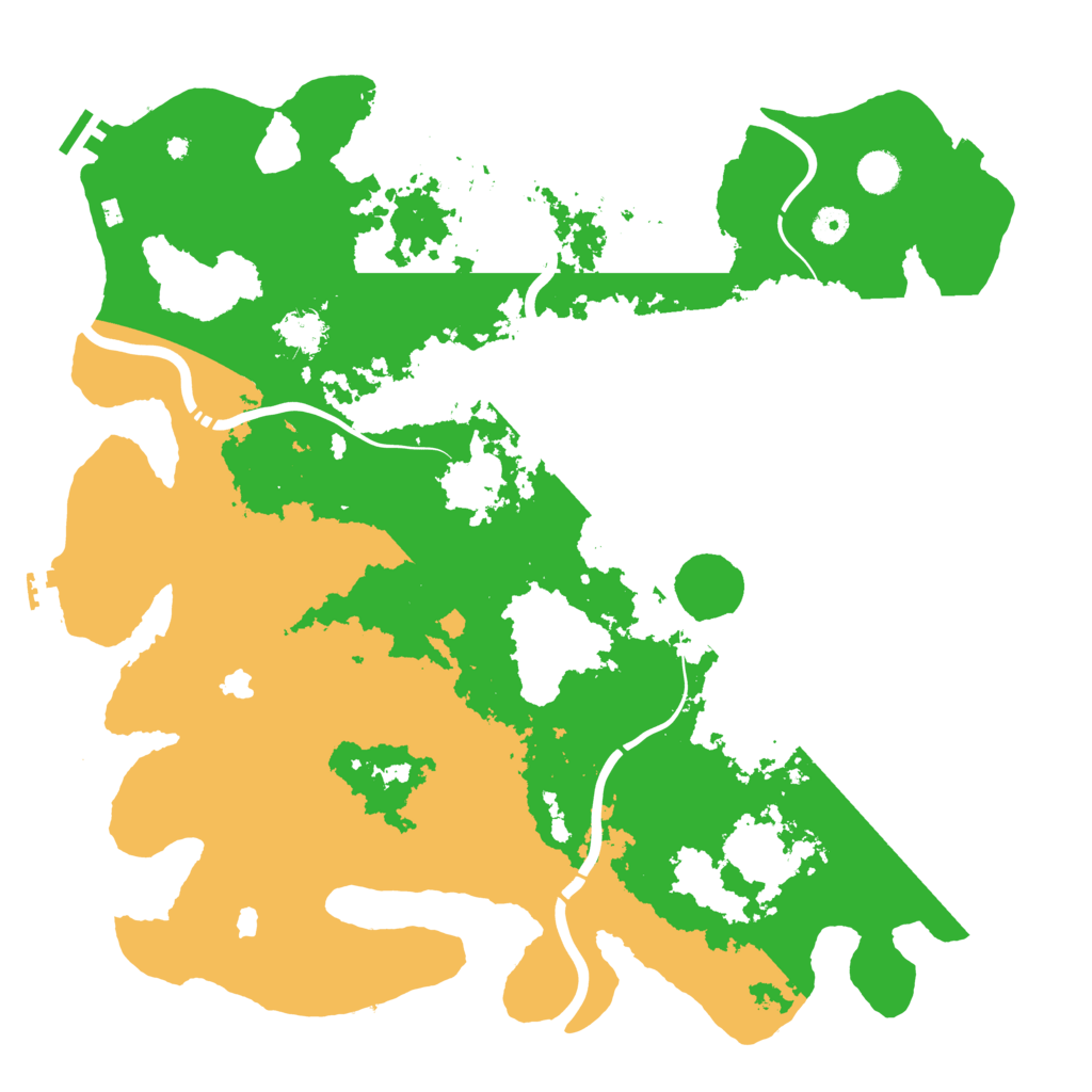 Biome Rust Map: Procedural Map, Size: 4500, Seed: 875579057