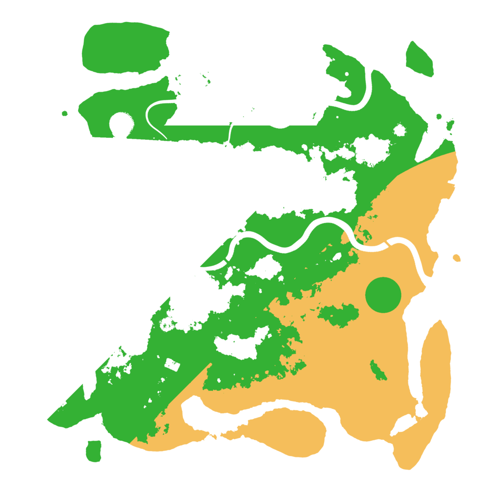 Biome Rust Map: Procedural Map, Size: 3700, Seed: 903878683